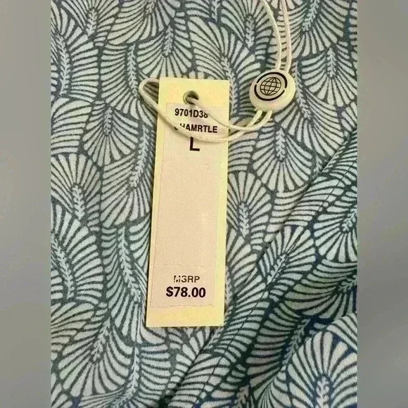 NWT Max Studio Crepe Tie Front Ruffle Sleeve Peasant Kimono Elastic Waist Blouse - Picture 8 of 10